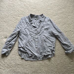 Madewell Gray Button Down Shirt